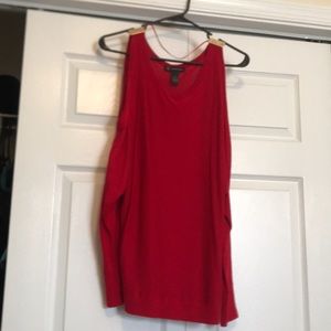 Cut Out Shoulder Sweater